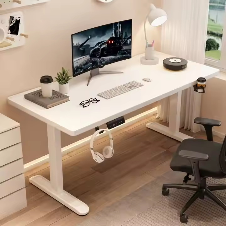 Electric Standing Height Adjustable Stand up Controller Ergonomic Computer Desk for Home Office