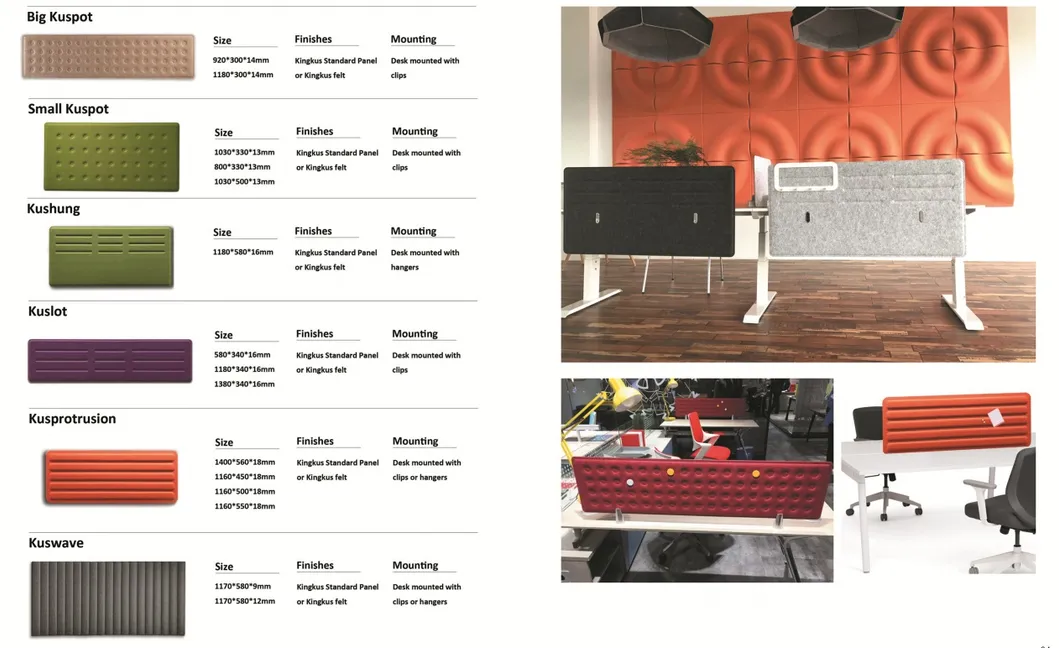 Acoustic Desk Partition Screen