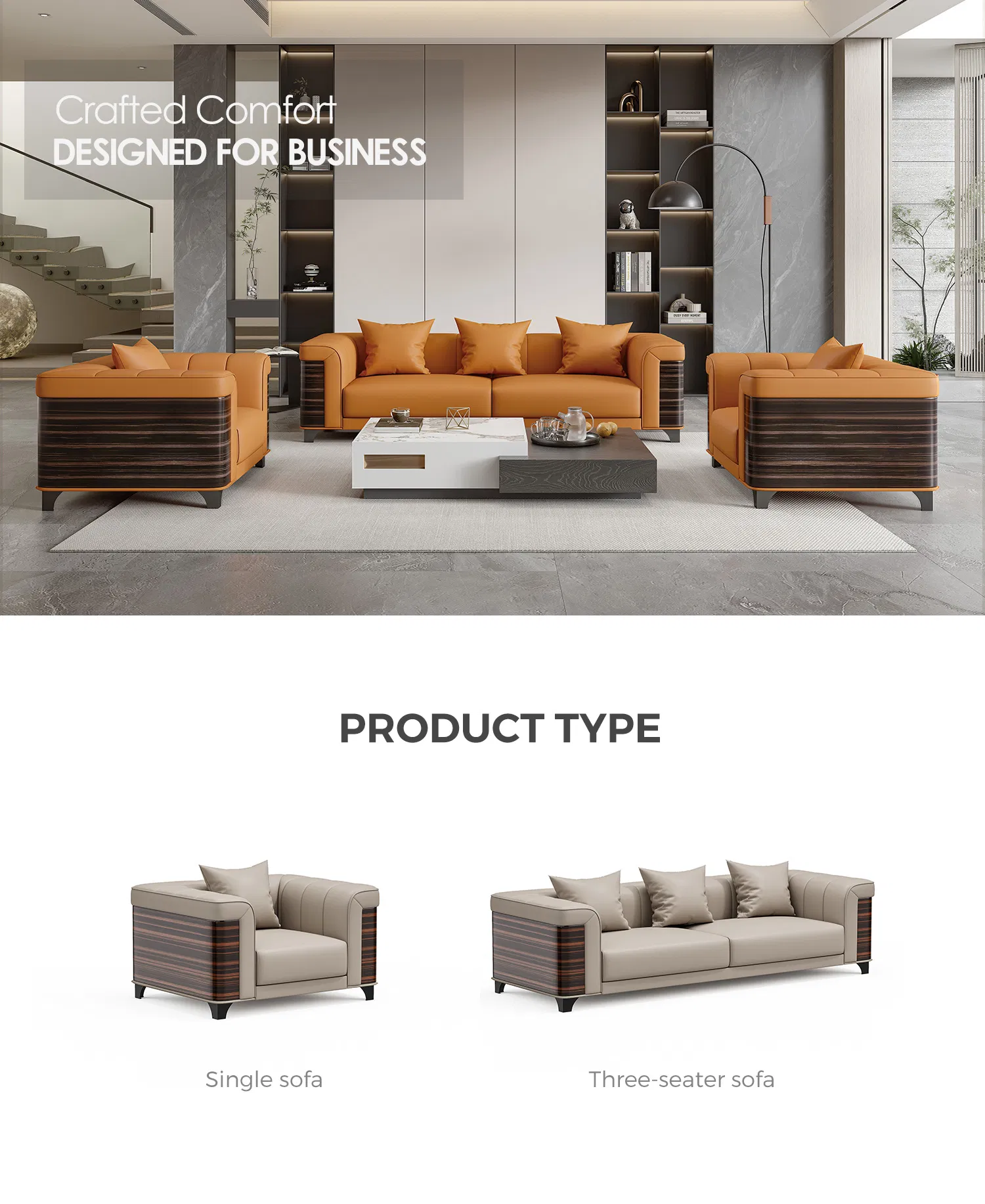 Luxury Office Sofa 1