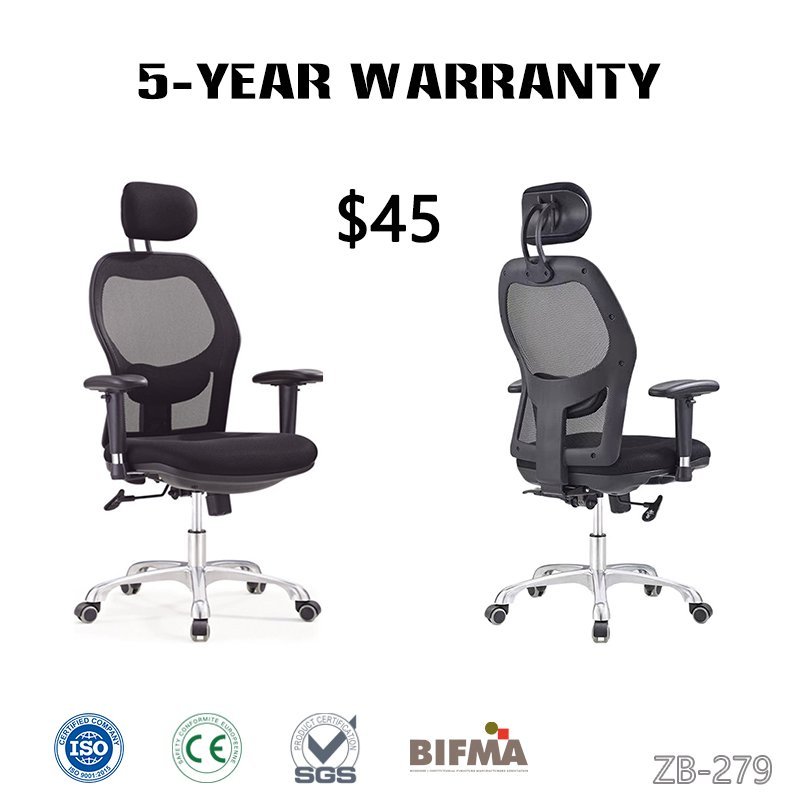 Foshan Classic Hot Sell Desk Task Computer Meeting Workstation Staff Director Swivel Ergonomic Office Mesh Chair for Government Project Sillas De Oficina