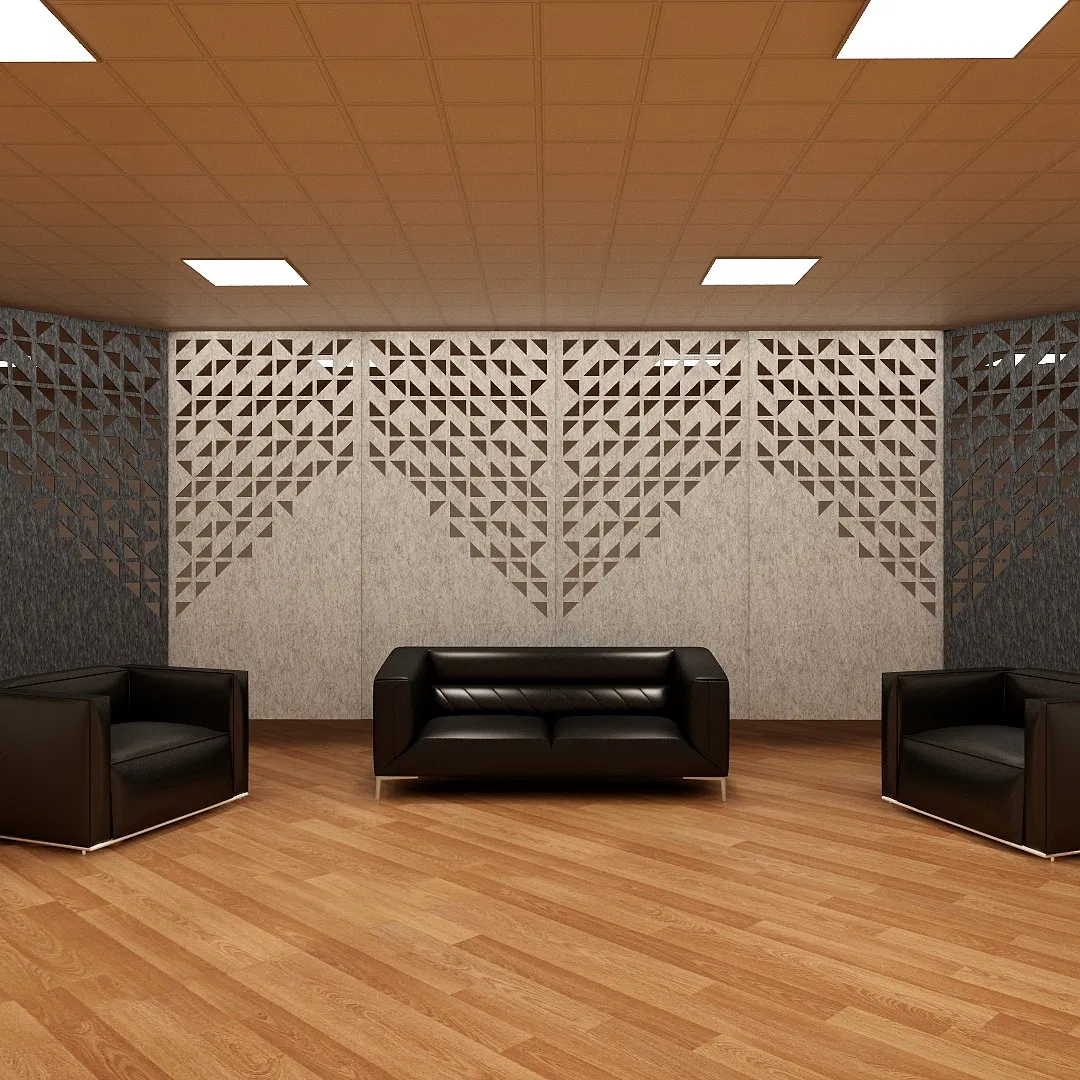 E0 Sound Absorption Divider Partition Acoustic Padded Panel screen with Factory Price