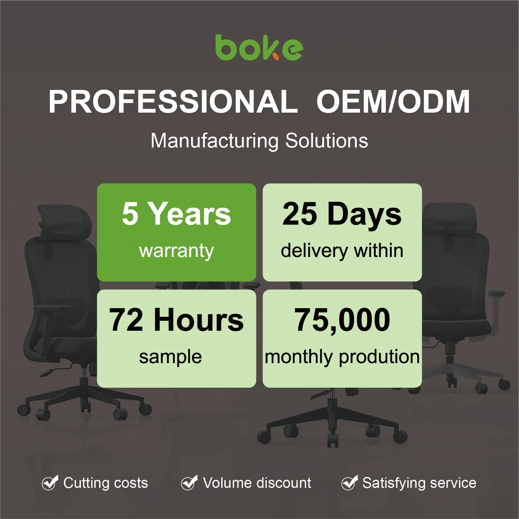 Height Adjustable Reclining Executive Chair Comfortable Swivel Chair Full Mesh Office Chair