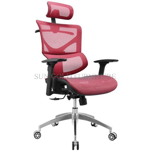 Factory Swivel Full Mesh Ergonomic Executive Office Chair with Adjustable Headrest