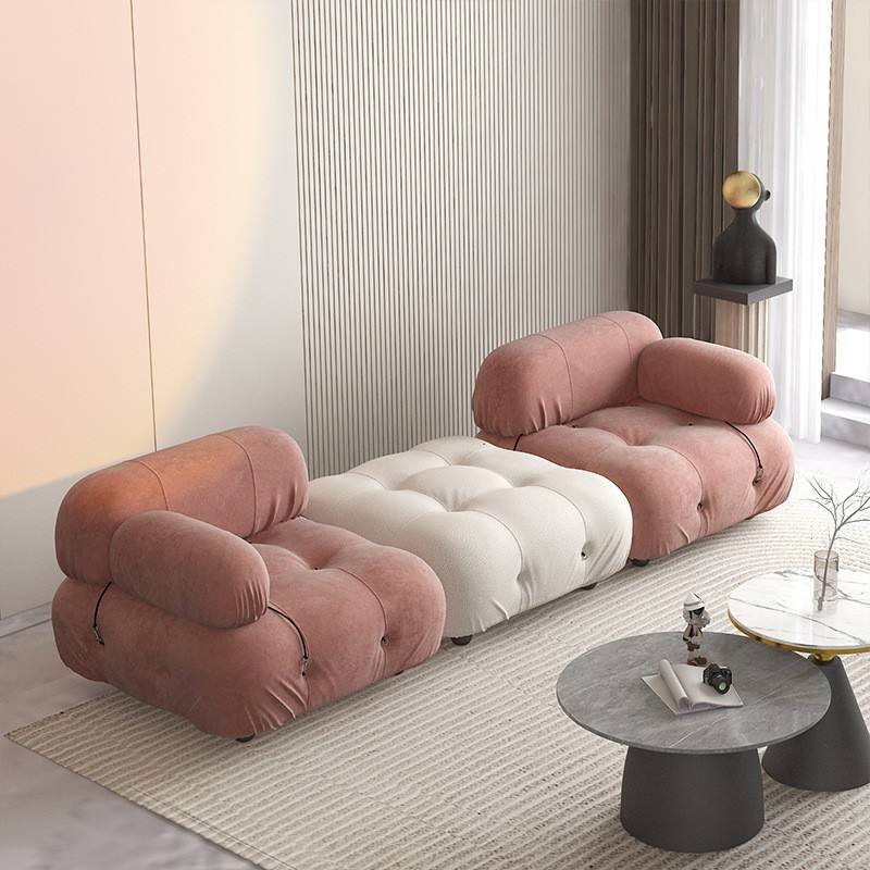 Clouds Cream Fabric Sofa for Modern Office Lounge Furniture