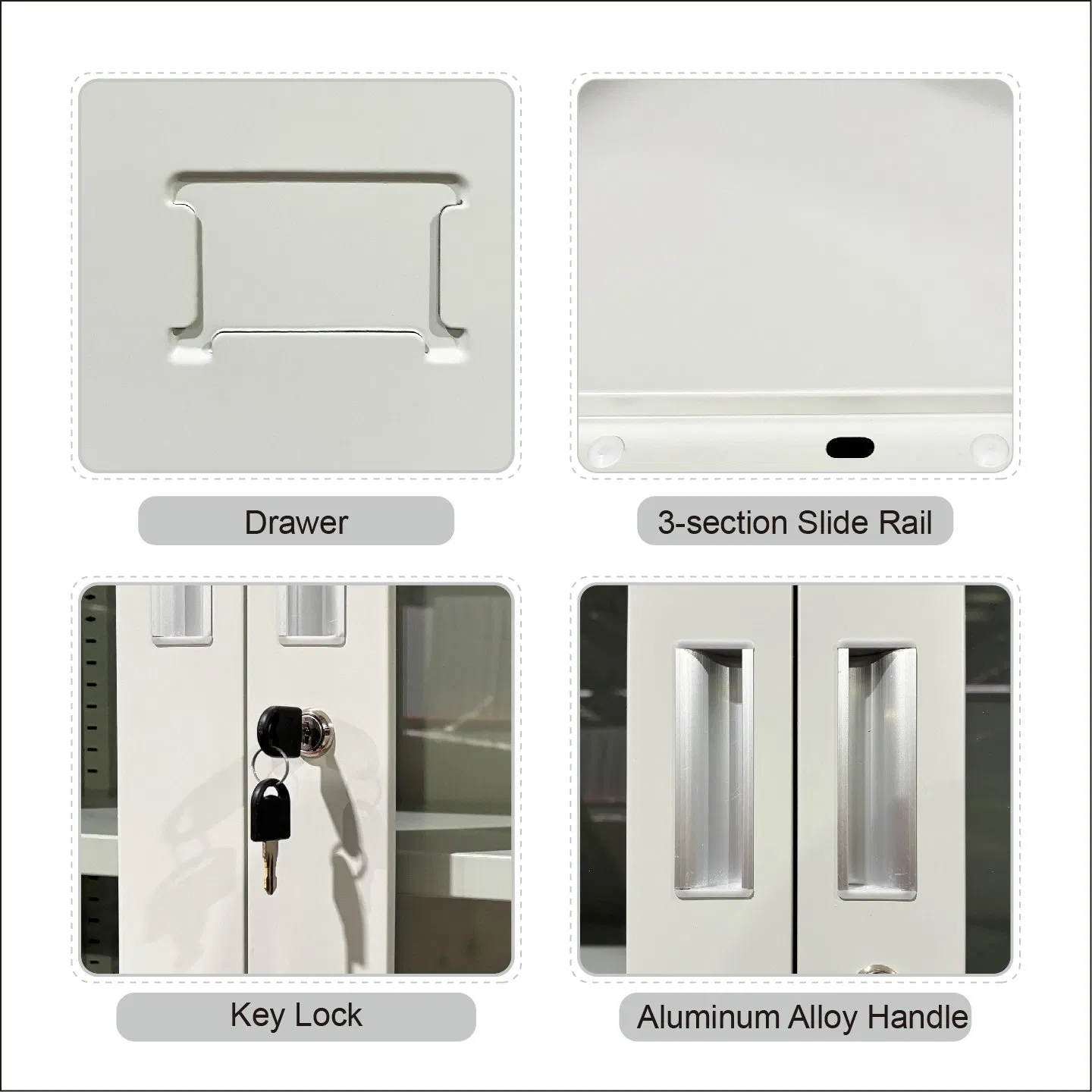 Customize Glass Door Lockable Steel Filing Cabinet Metal Office Storage File Cabinet