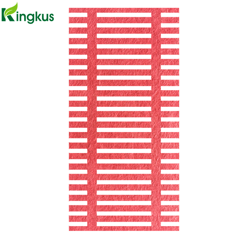 Hollowing-out Eco-Friendly Office Decor Polyester Fiber Partition Screen