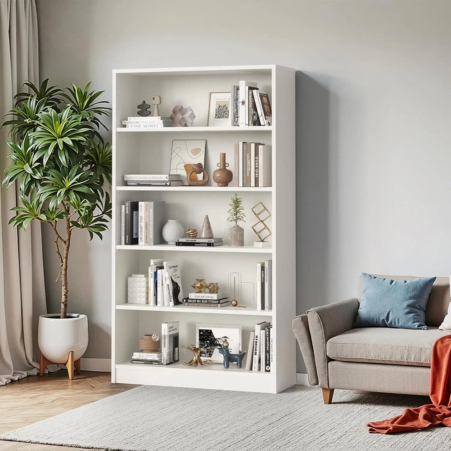 Wooden Bookcase View 1