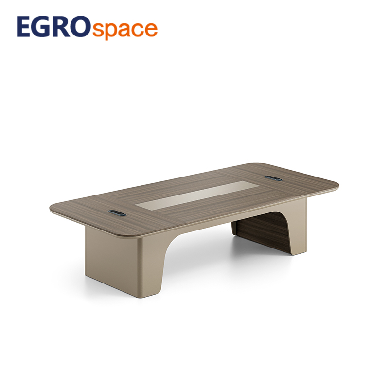 Egrospace Project Cases Desk Meeting Conference Modern Curved Design Furniture Luxury Office Table
