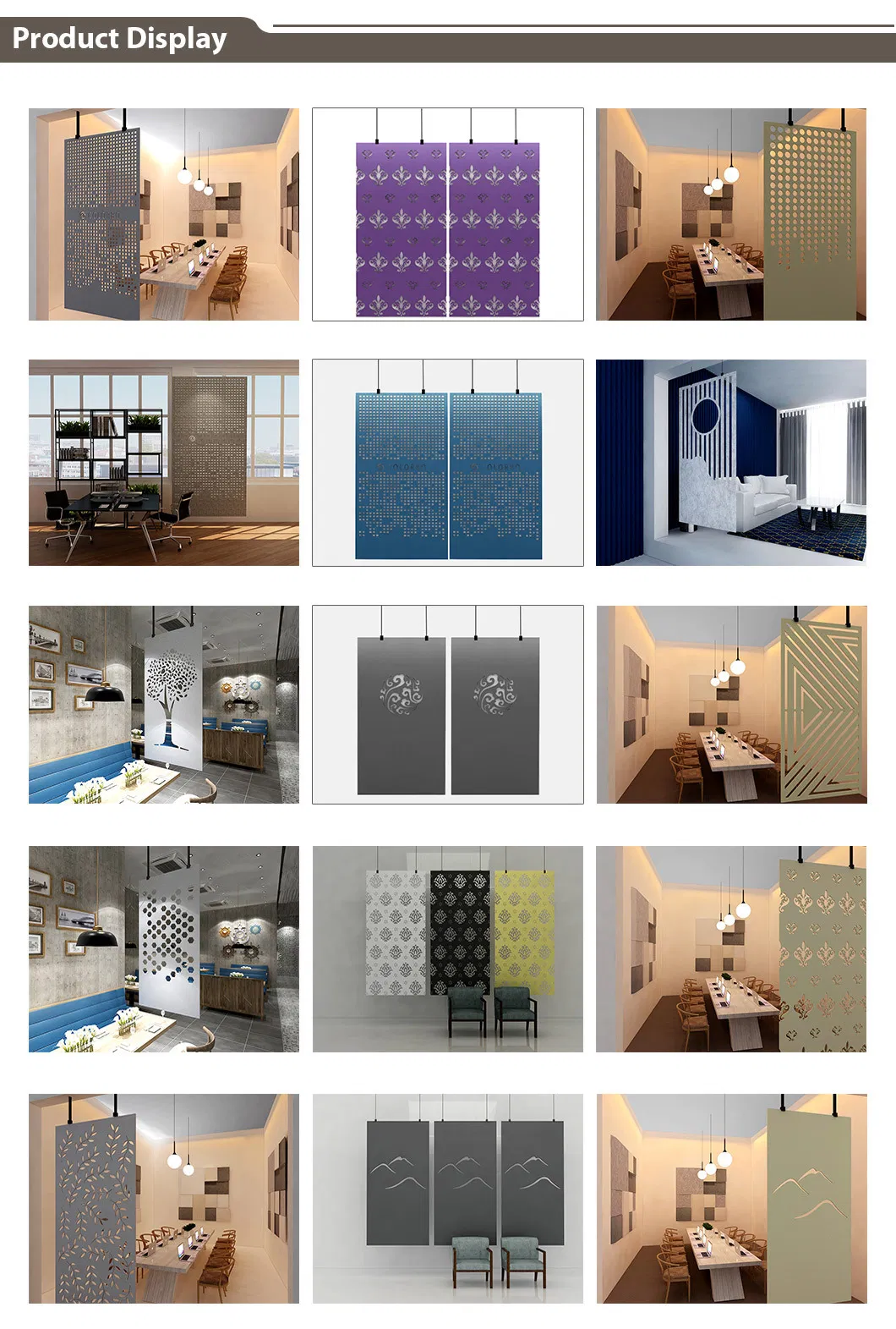 Acoustic Panel Display