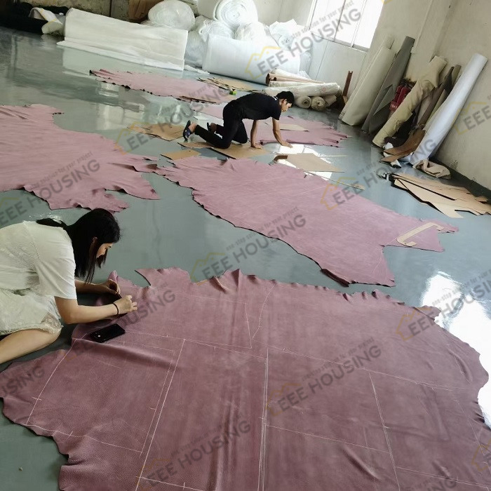 China Factory Supply Contemporary Design Comfortable Home Black Leather Modern Office Conference Lounge Sofa with Black Metal Leg