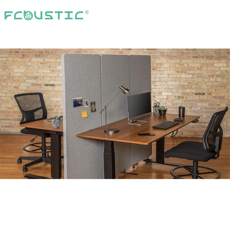 Noise Absorption Polyester Acoustic Panels Acoustic Desk Partition Screen