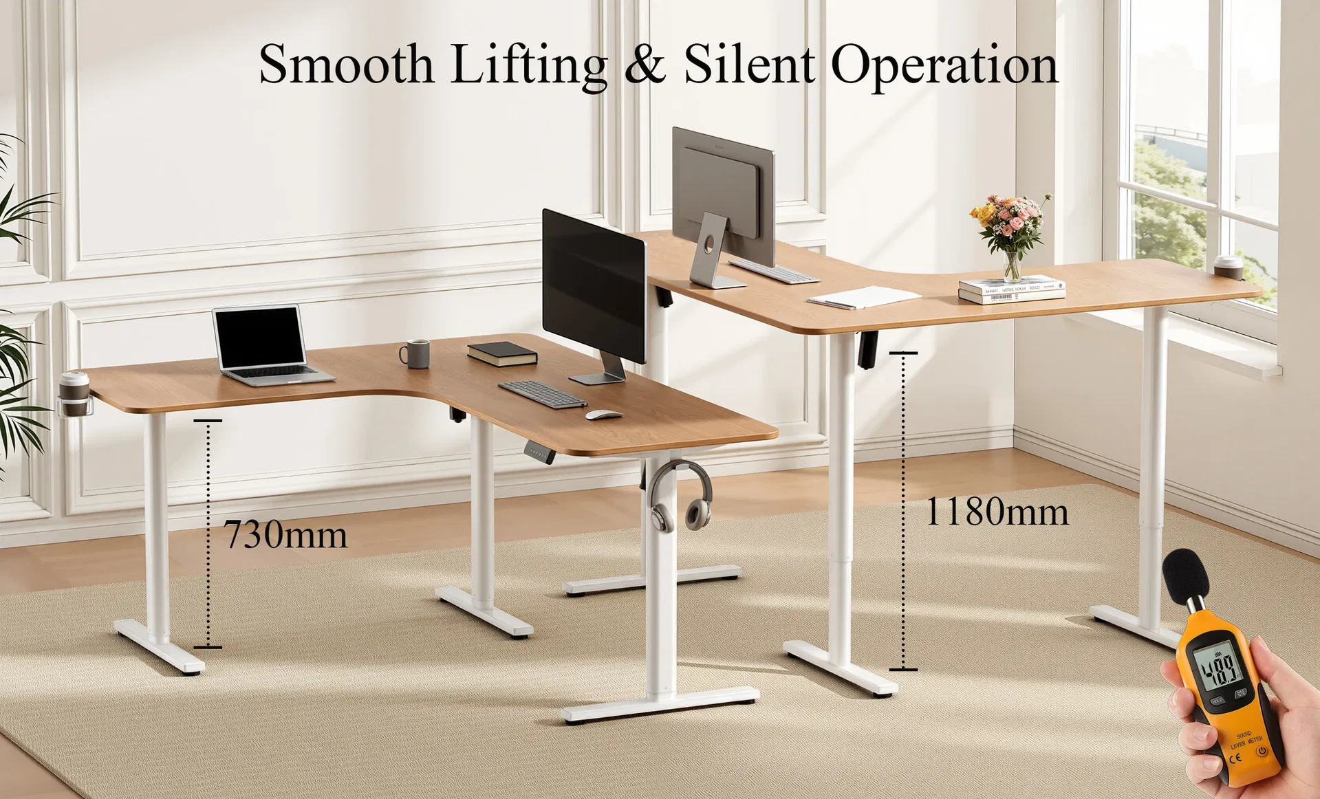 Ergonomic Desk View 2