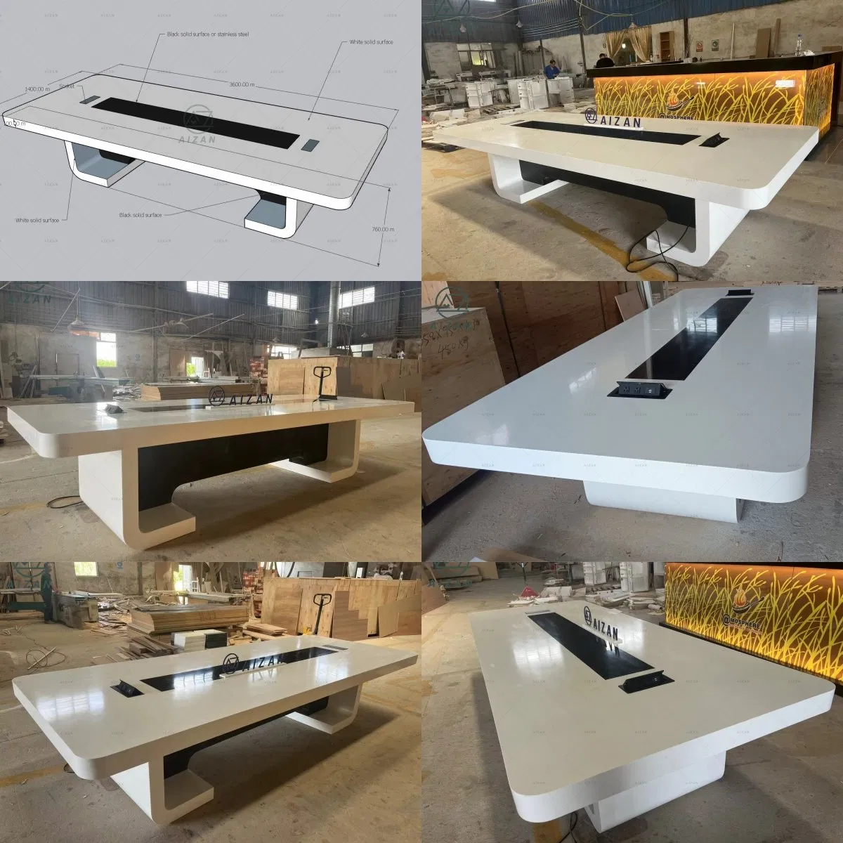 Modern Office Desk Conference Table