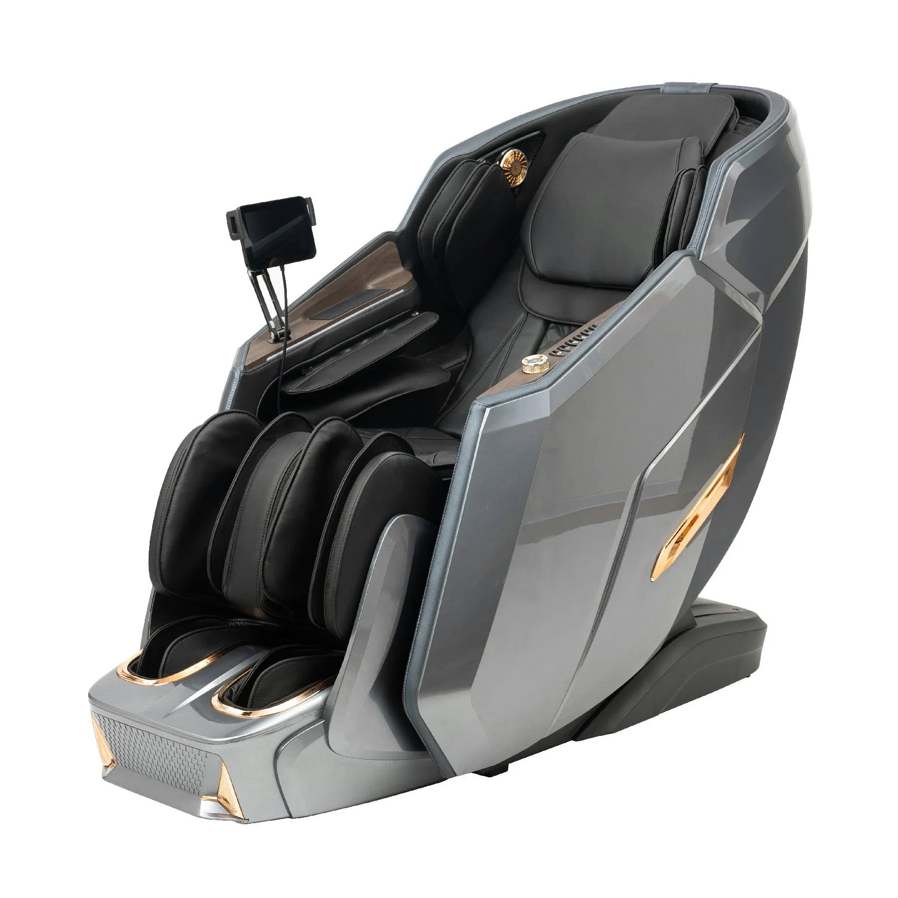 Recliner Massage Chair SL Track 4D Manipulator Full Body Airbags Heating Zero Gravity Adjustable Angle for Sitting and Lying Relaxation