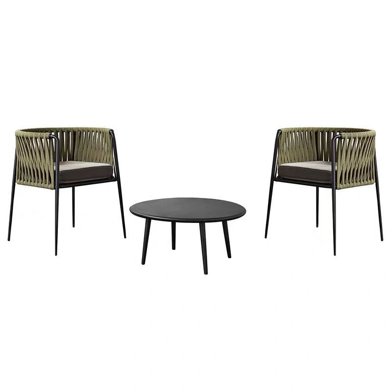 Bamboo Furniture Set Dining Room Table and Chairs Garden Patio Rattan Outdoor Furniture for Sitting Room