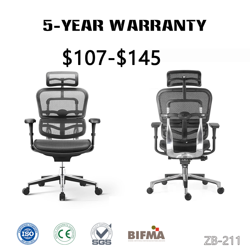 Sillas De Oficina High End School High Back Reclining Swivel Wheel Meeting Conference Gaming Computer Desk Staff Director Ergonomic Aluminum Mesh Office Chair