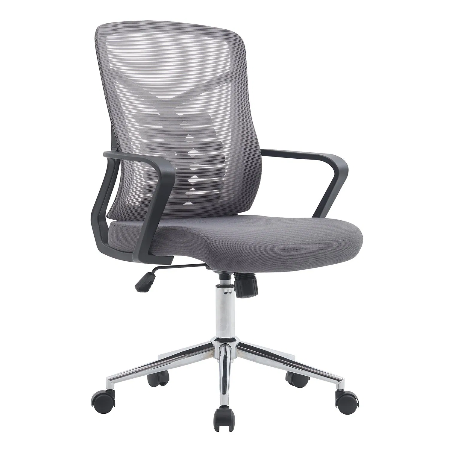 Ergonomic Adjustable Height Swivel Computer Task Mesh Chair with Lumbar Support