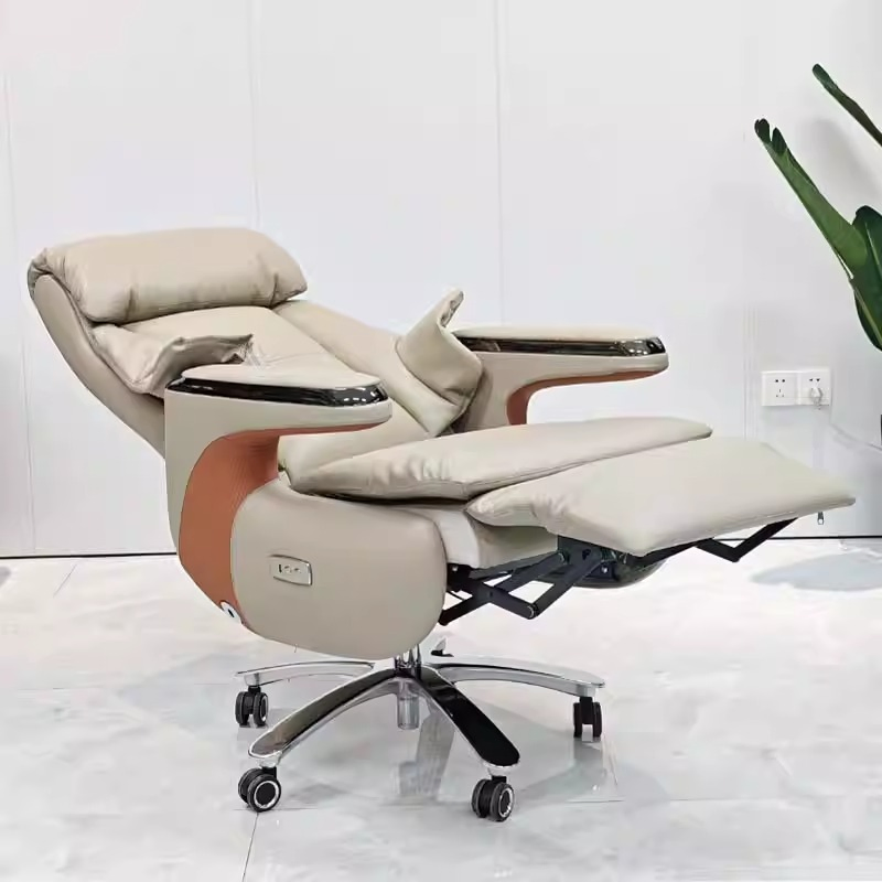 Smart Boss Luxury Leather Big and Tall Massage Executive Office Chair for Office