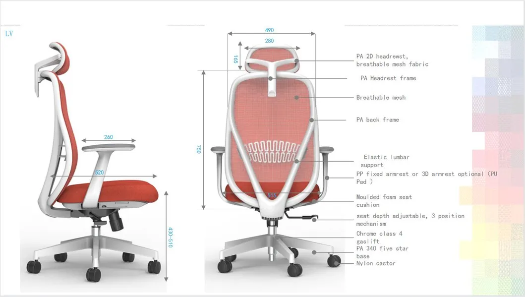 Ergonomic Chair View 5