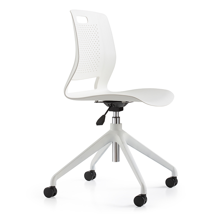 Armless School Office Conference Room Task Training Plastic Chair