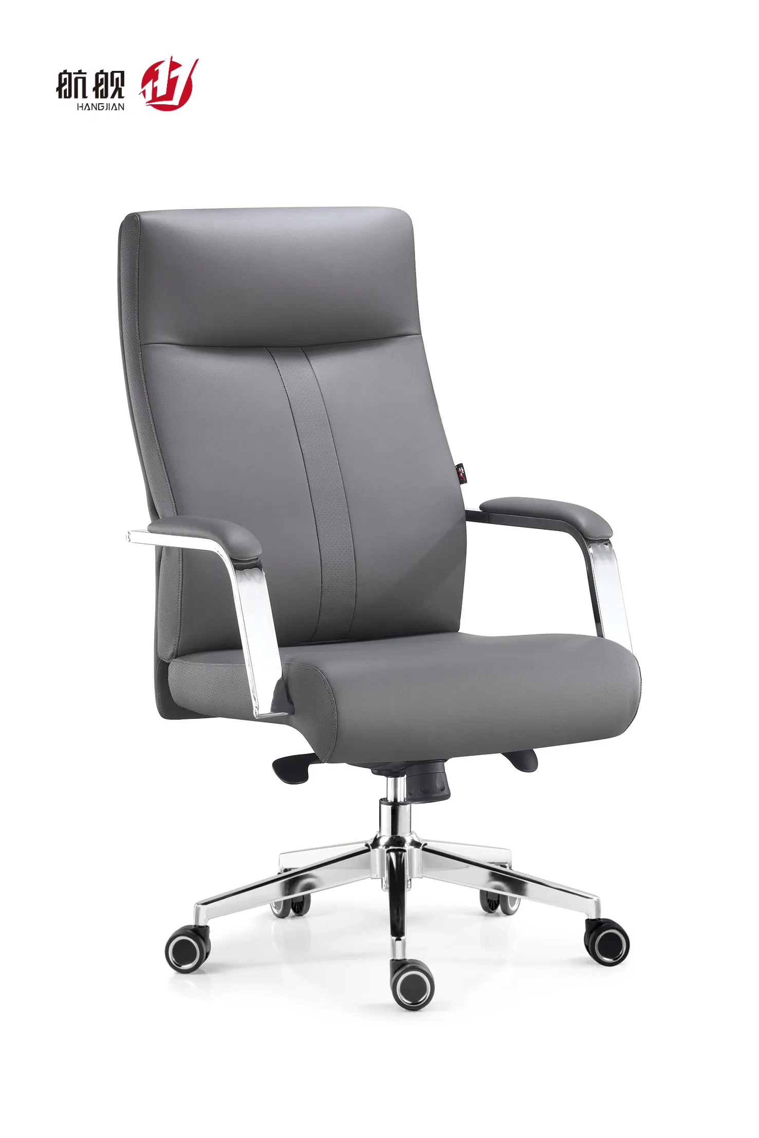 Quality Office Furniture Big and Tall Leather Wheel Swivel Executive Chair with High Back