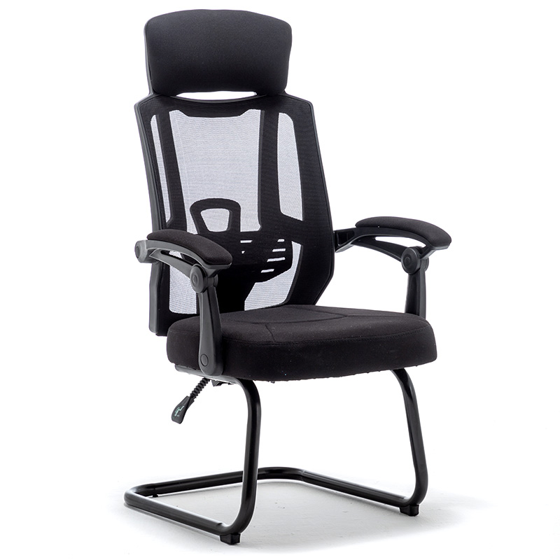 Big and Tall Adjustable-Back Reclining Office Executive Fixed Mesh Chair with Footrest