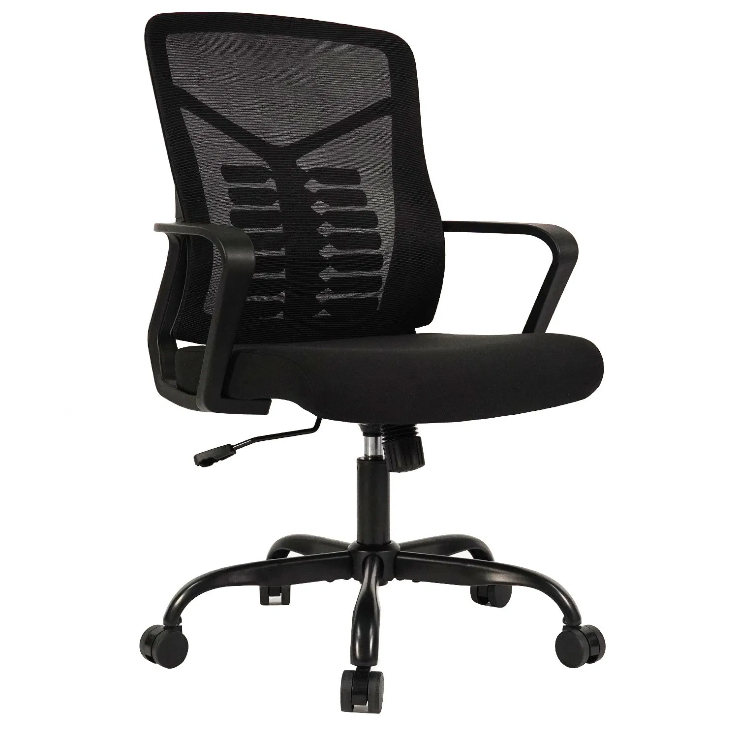 Black Color Swivel Computer Desk Mesh Chairs with Kd Base for Home and Office
