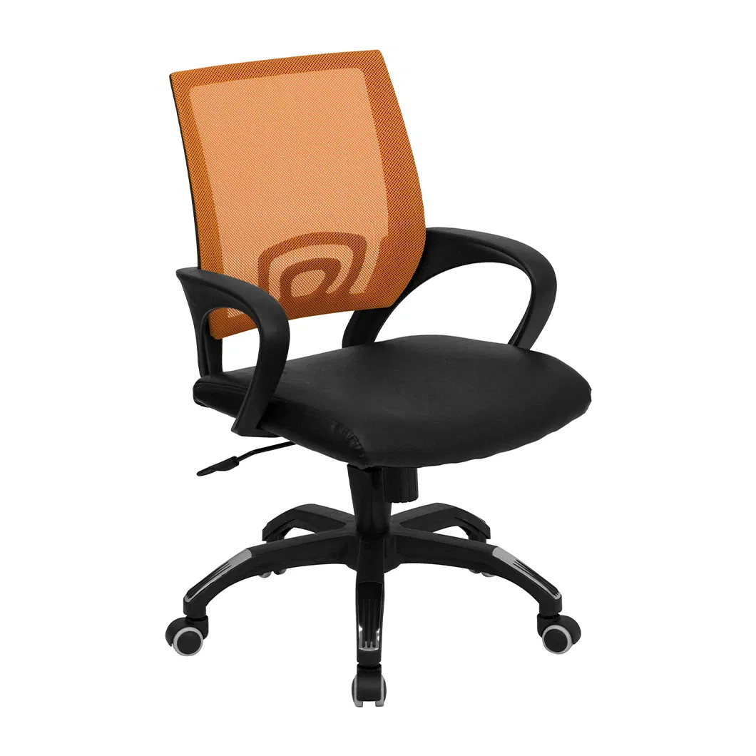 Home Low-Back Mesh Armless Office Desk Task Chair Swivel Rolling Office Chair No Arms for Small Space