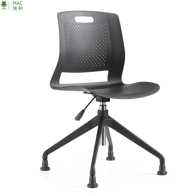 Armless School Office Conference Room Task Training Plastic Chair