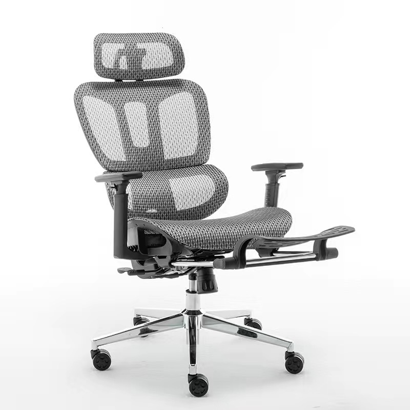 Big Tall Ergonomic Full Mesh Recliner Executive Director CEO Office Repose Chair