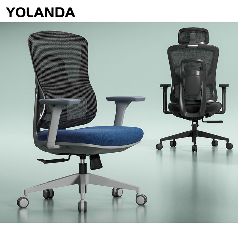 Yolanda Modern &amp; Stylish Ergonomic Office Chair for Home &amp; Office Comfortable &amp; for Long Sitting &amp; Leisure Training Meetings