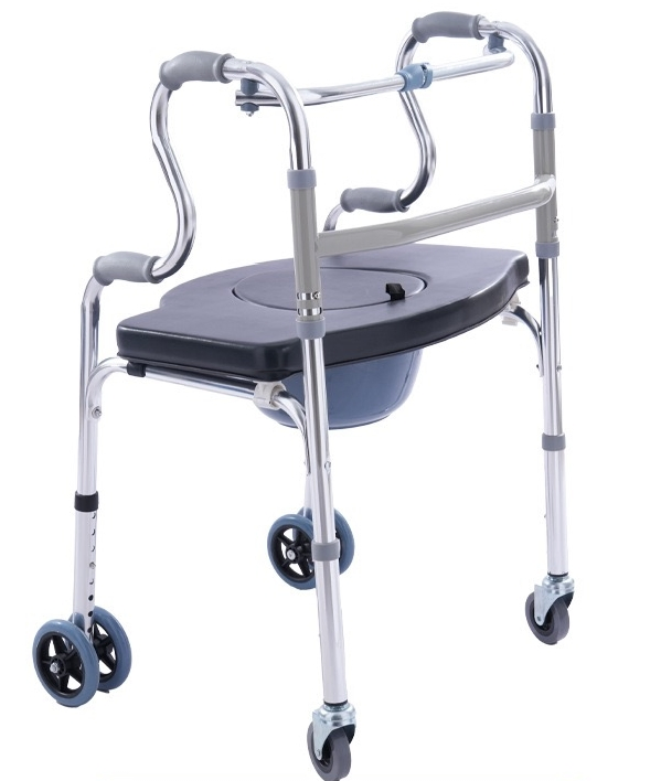 Home Care Commode Chair for Elderly Patients Comfortable Sitting Easy Access Design