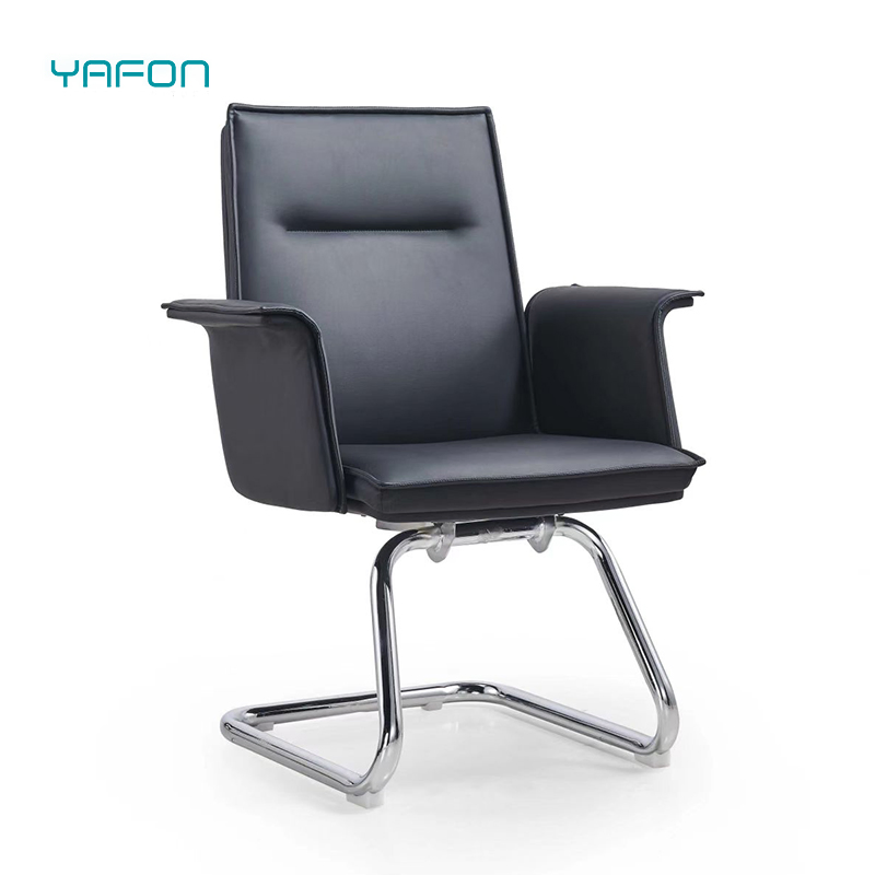 High Back PU Leather Executive Office Ergonomic Chair with Aluminum Alloy High Feet