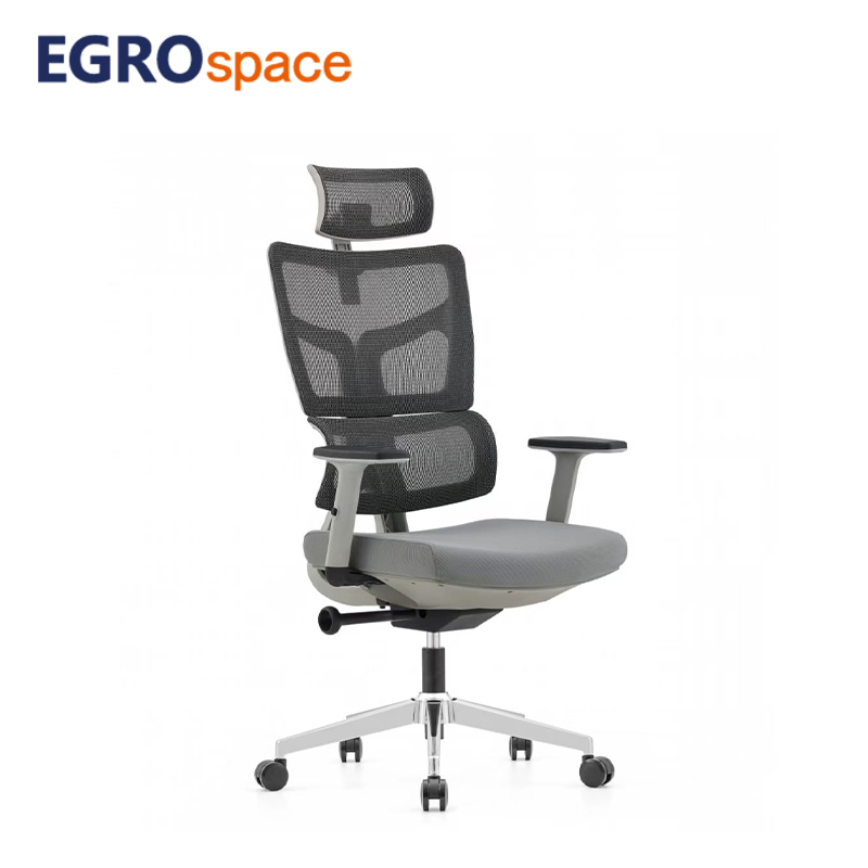 Egrospace Ergonomic Wholesale High Back Executive Office Headrest Lumbar Support Mesh Chair