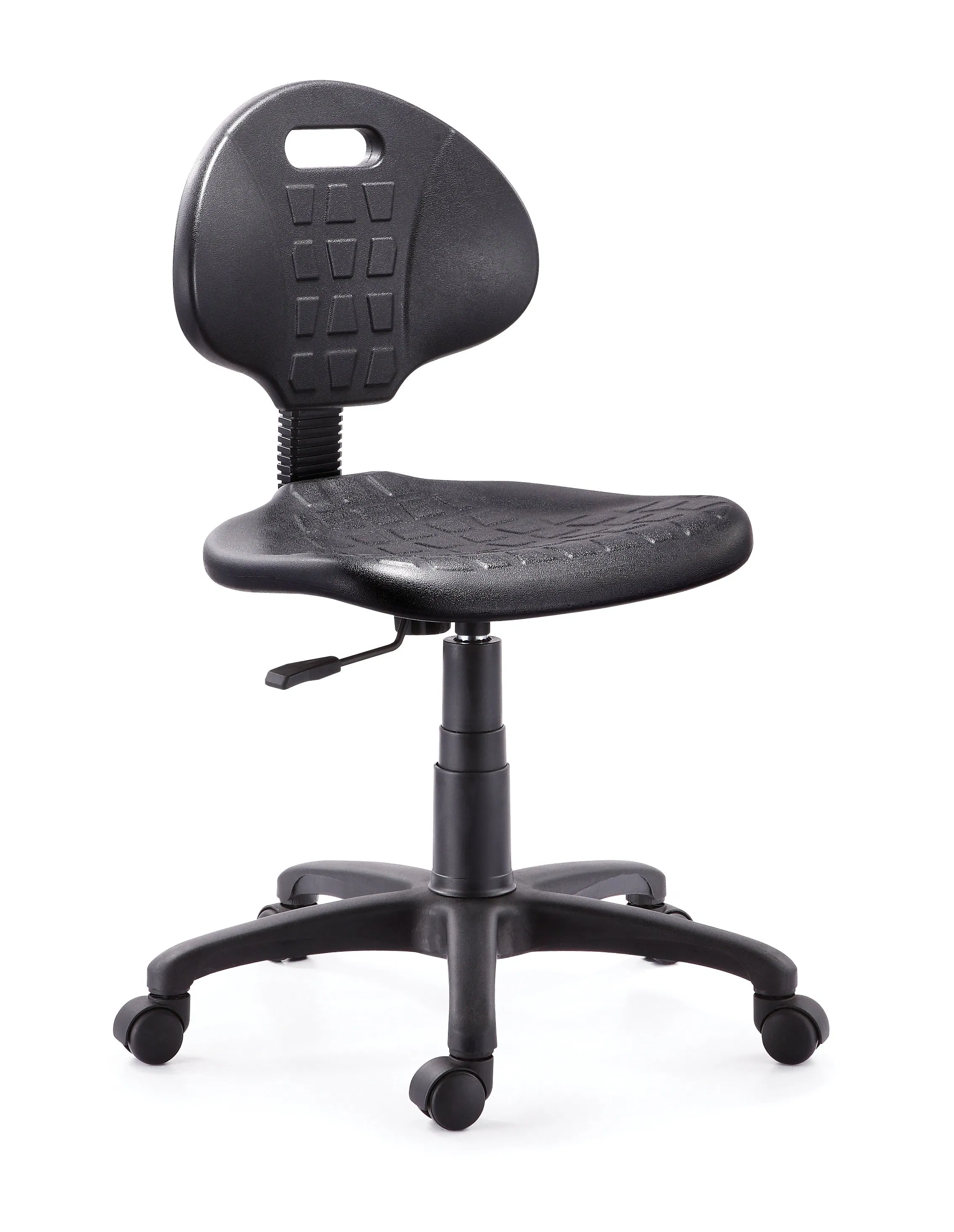 PU Soft Workshop Lift Swivel Armless Task Chairs for Lab Furniture