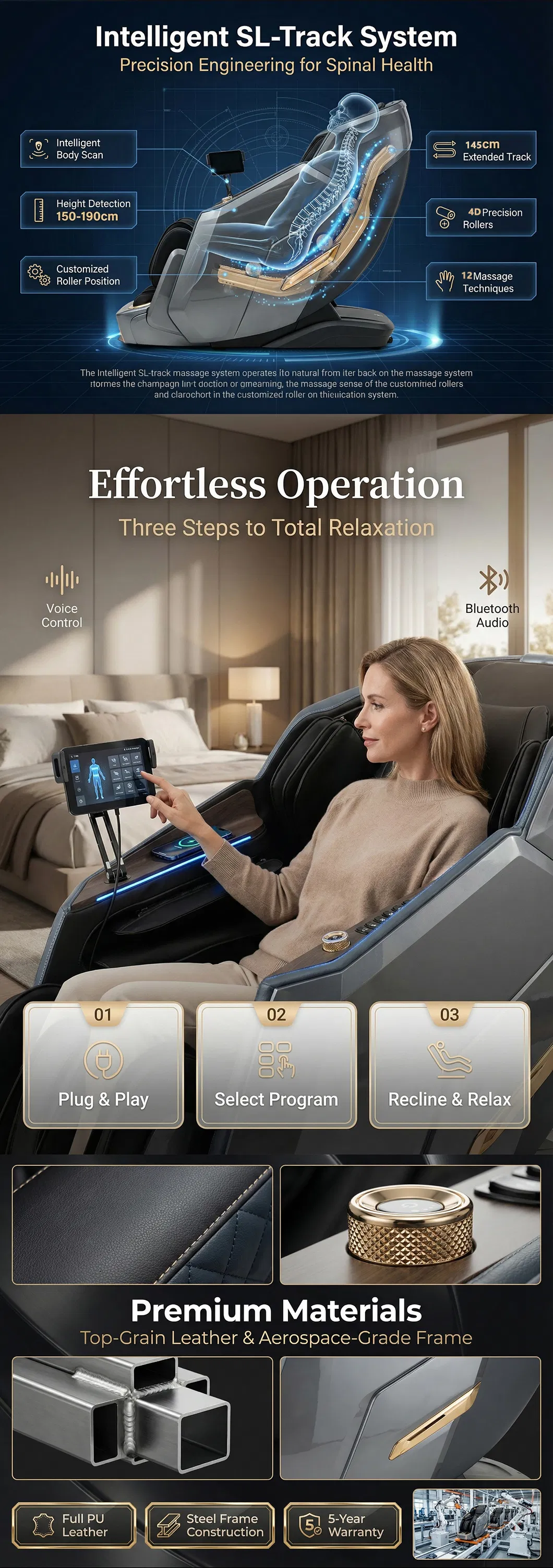 Zero Gravity Massage Chair Features