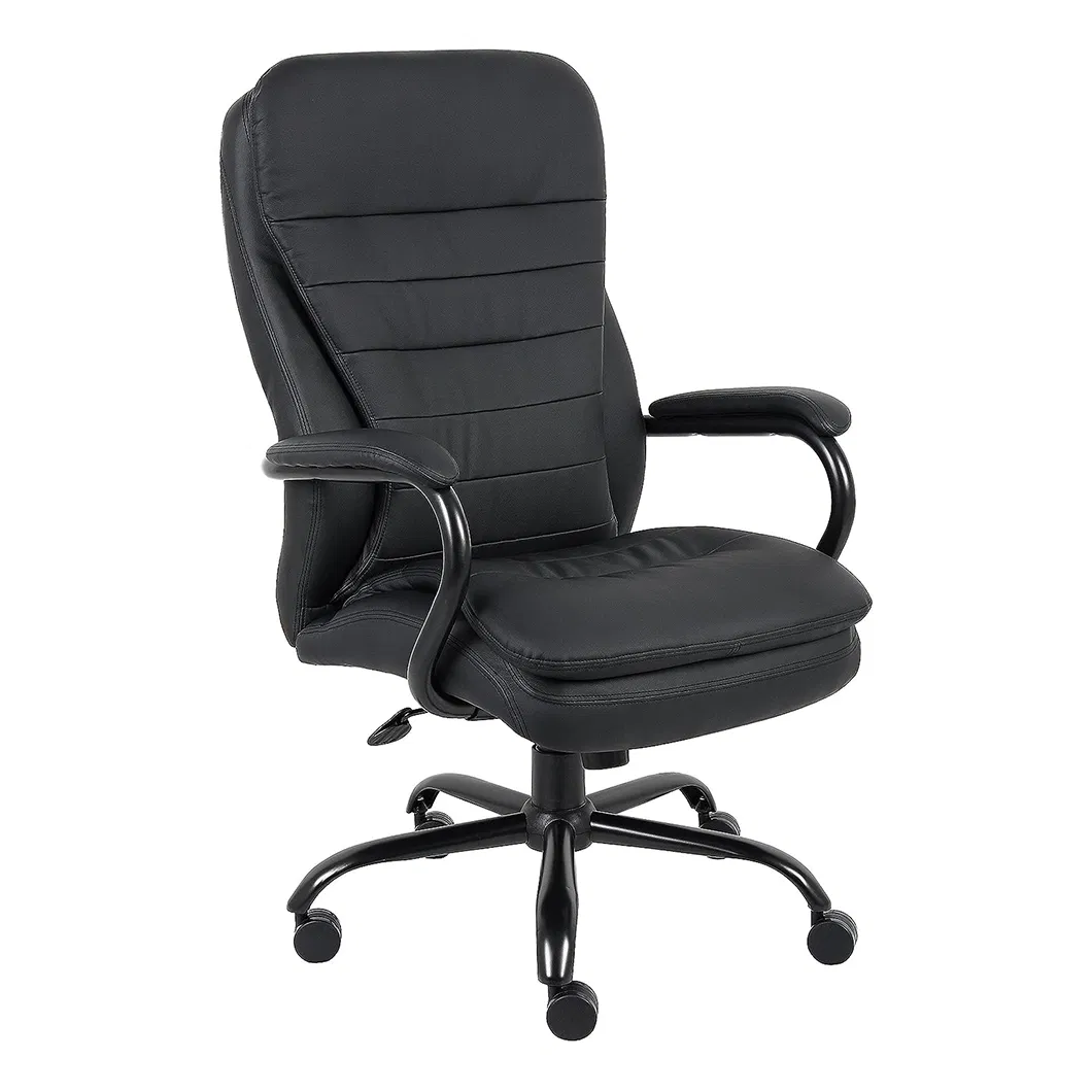 Executive Judge Task Chair Rolling Swivel PU Leather Executive Office Chair with Lumbar Support