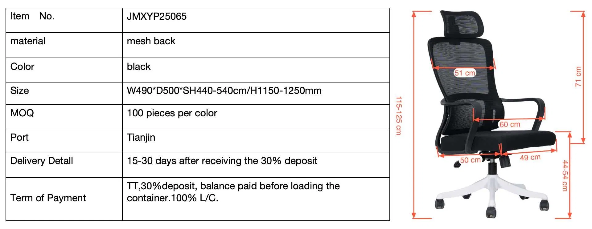 Ergonomic Mesh Chair