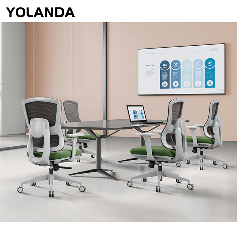 Yolanda Modern &amp; Stylish Ergonomic Office Chair for Home &amp; Office Comfortable &amp; for Long Sitting &amp; Leisure Training Meetings