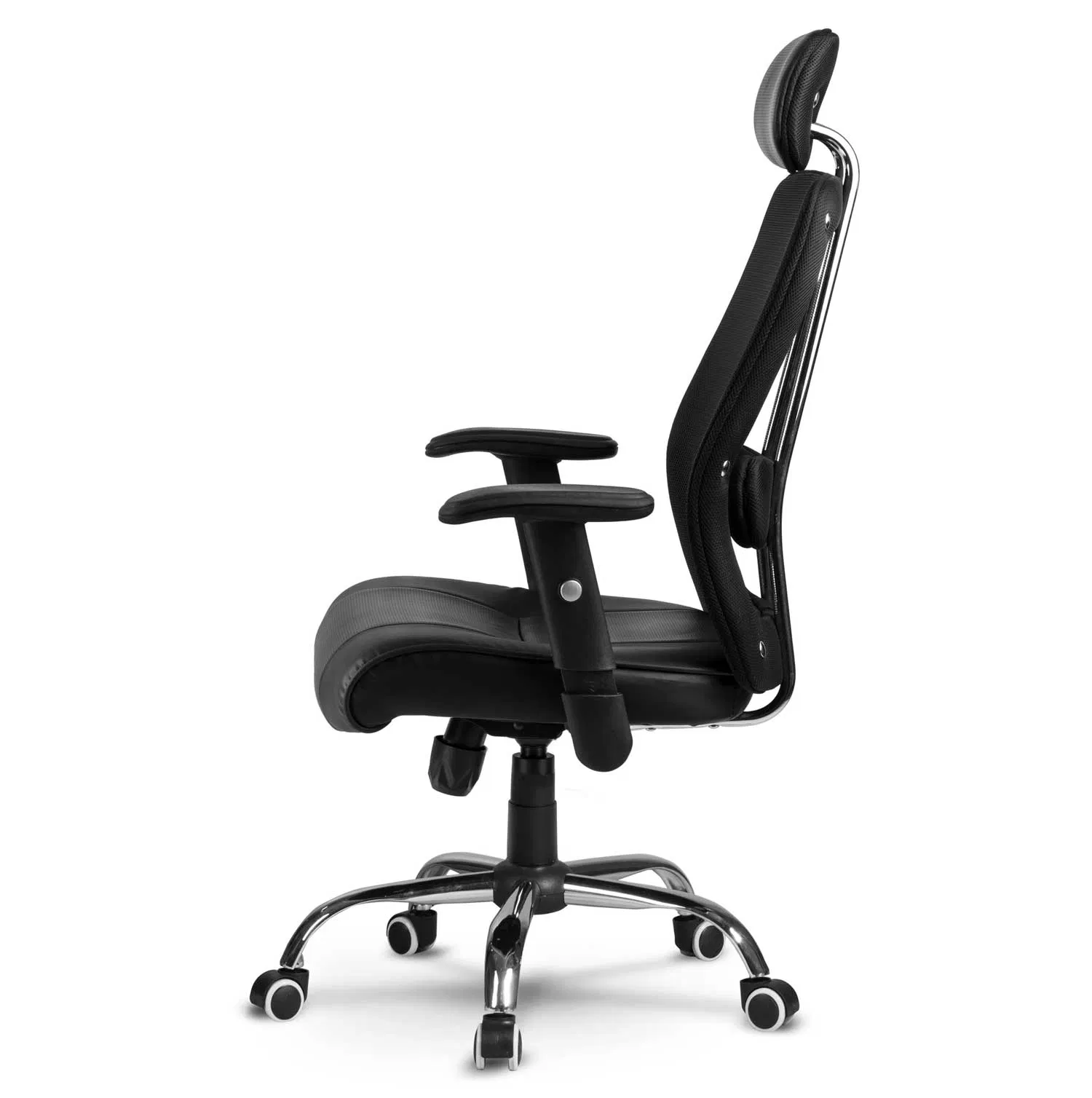 High Back Big and Tall Executive Office Chair PU Leather Desk Chair with Padded Armrests