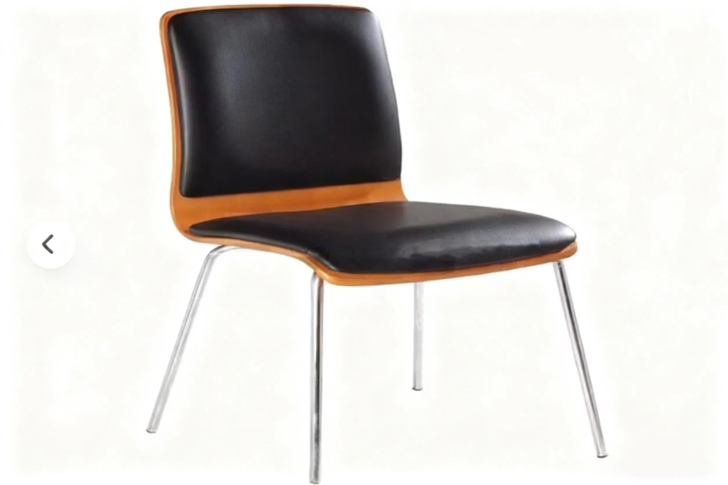 Versatile Cushion-Padded Armless Chairs for Office and Events