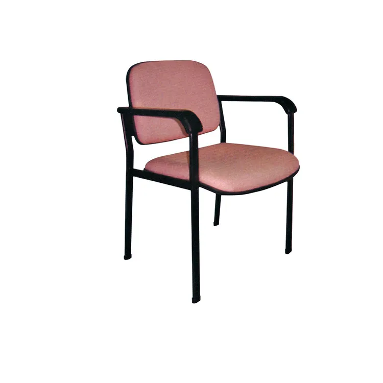Ergonomic Pink Fabric Office Chair