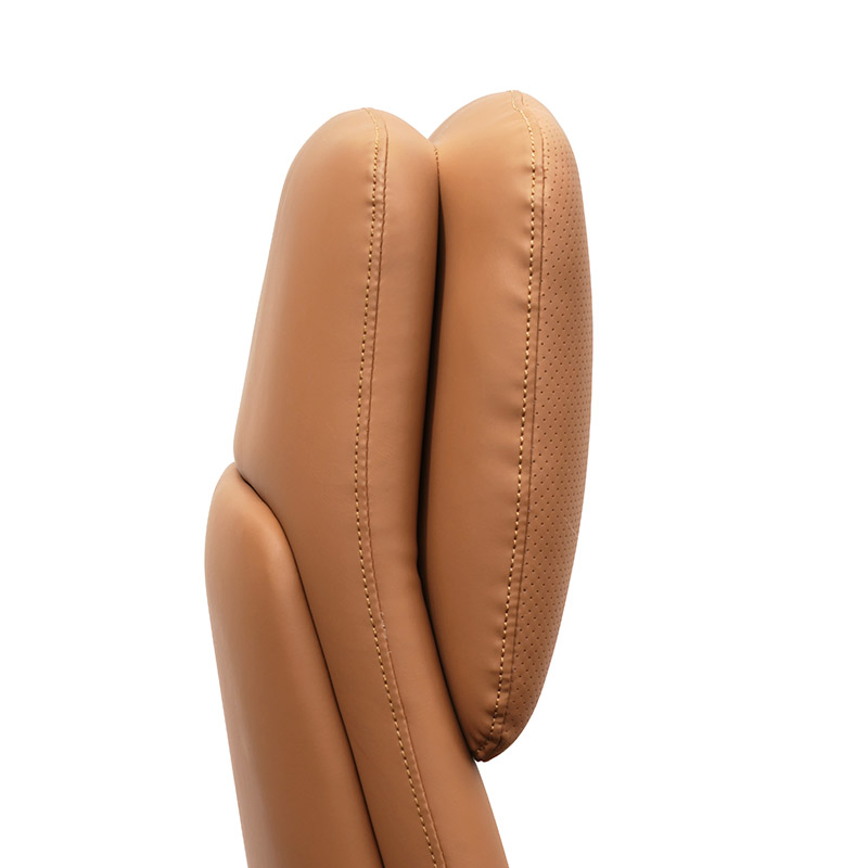 Ergonomic Adjustable Cowhide Office Chair for Prolonged Sitting with Headrest &amp; Fatigue Relief