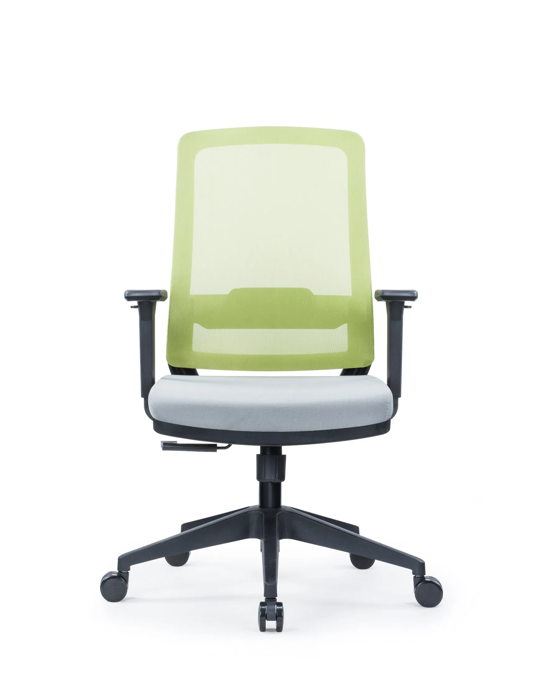 Mesh Task Chair with Fixed Arms &amp; Lumbar Support, Ergonomic Home Office Chair, Height Adjustable Smooth Rolling Chair