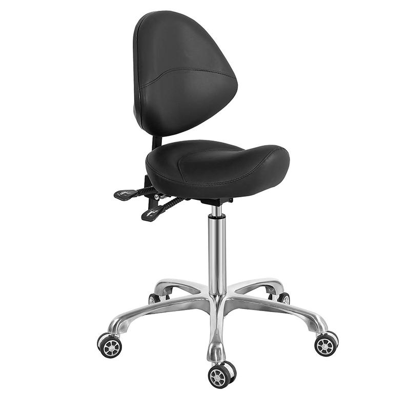 Portable Rotating Soft Sponge Doctor Nurse Stool Dentist Chair Hospital Furniture Chair with PU Seat Cushion