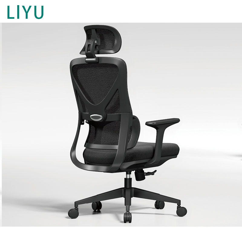 Liyu Modern Ergonomic Swivel Chair Comfortable Home/Office Fabric Study/Computer Desk Chair for Long Sitting Minimalist Design