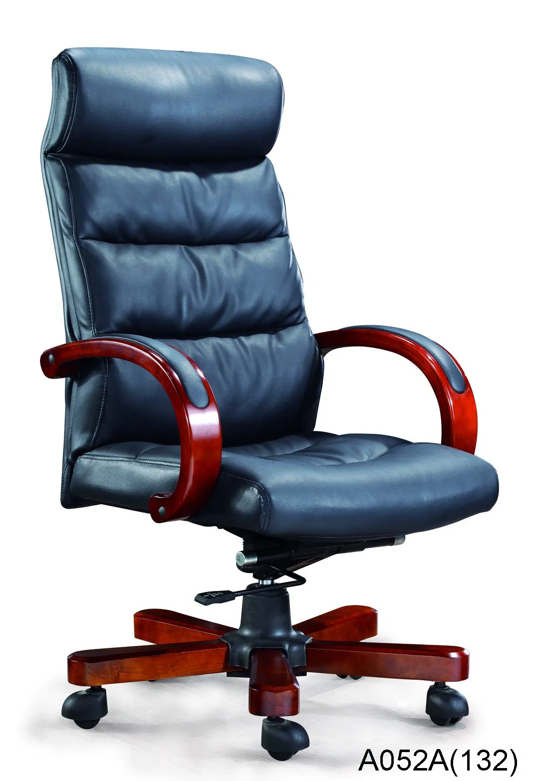 Luxury Classic Office Furniture Quality Black Leather Swivel Executive Chair Big and Tall High Back