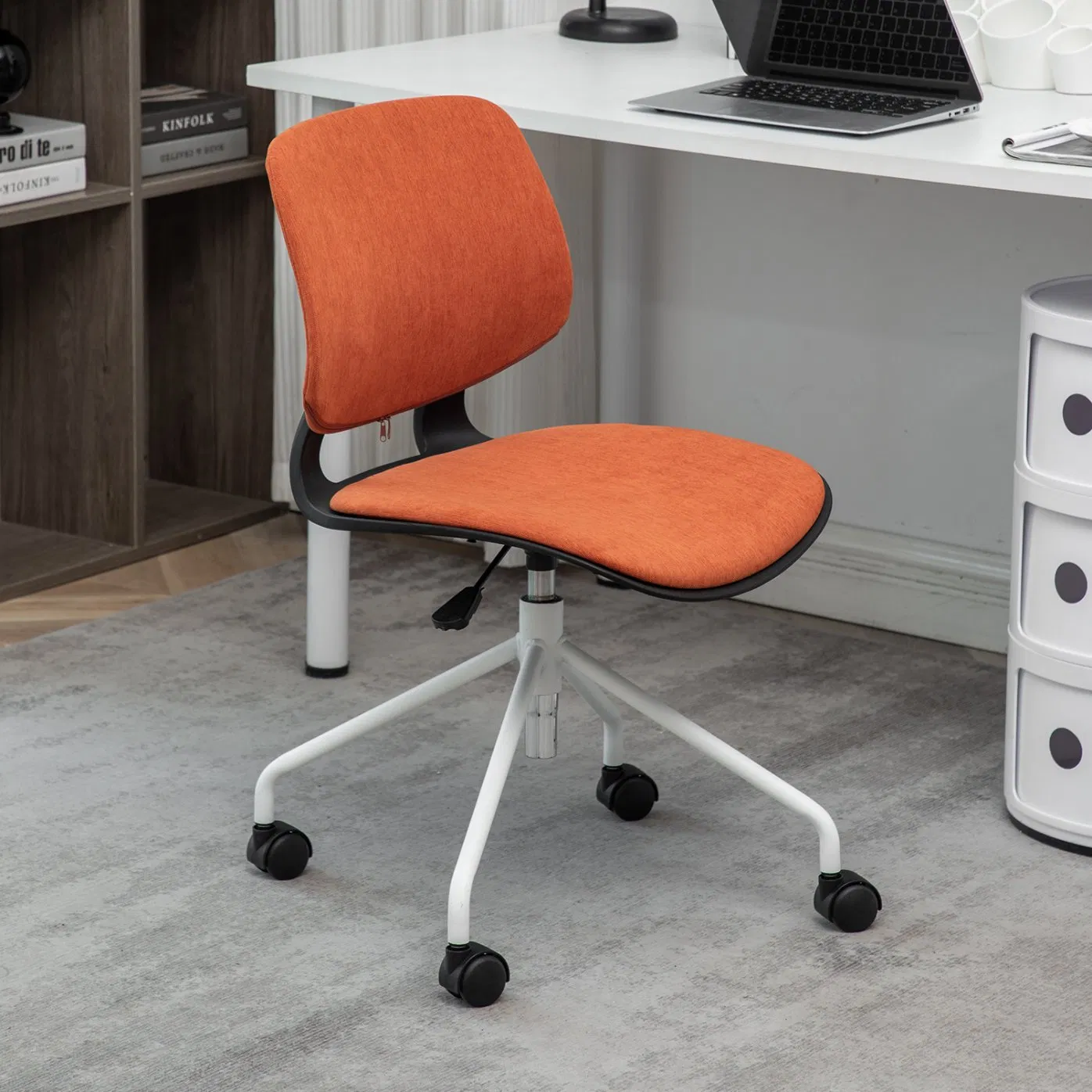 PP Plastic Armless MID-Back Task Chair