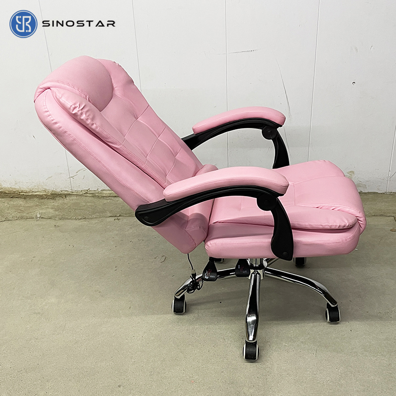 Professional Managerial Office Chair with Reinforced Frame and Supportive Design