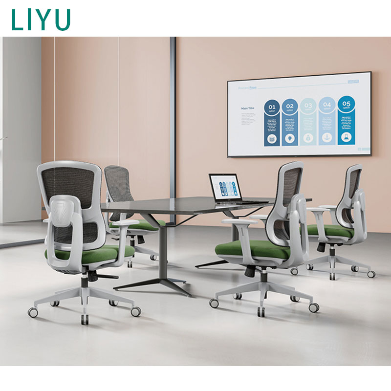 Liyu Furniture Modern &amp; Stylish Ergonomic Office Chair for Office Comfortable &amp; for Long Sitting &amp; Leisure Training Meetings